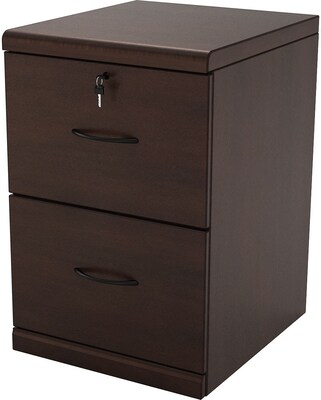 Z-Line Designs 2 -Drawer Wood Vertical File Cabinet; Espresso, Letter and Legal (ZL2252-2EVU)