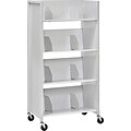 Buddy Products® File Carts, 4-Tier Medical