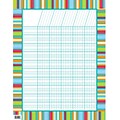 Creative Teaching Press Stripes & Stitches on Turquoise Incentive Chart, 17 x 22 (CTP1418)