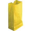 Hygloss Craft Bags, Gusseted Flat Bottom, 6 x 3.5 x 11, Yellow, Pack of 50 (HYG66510)