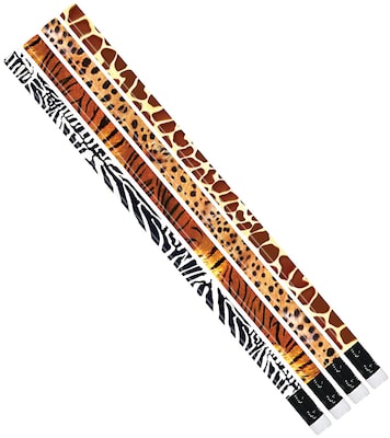 Musgrave Pencil Company Jungle Fever Wooden Pencil, 0.5mm, #2 Hard Lead, 144/Box (MUS1023G)