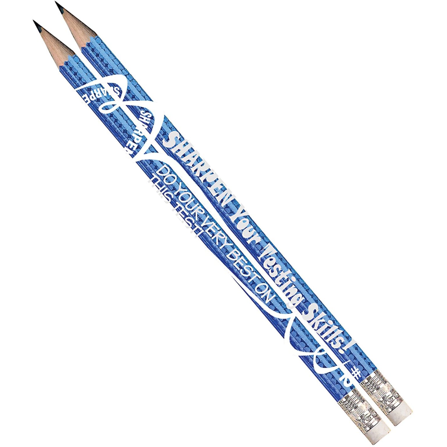 Musgrave Sharpen Your Testing Skills Motivational/Fun Pencils, Pack of 144 (MUS2458G)