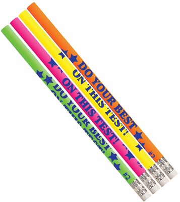 Musgrave Do Your Best On The Test Motivational/Fun Pencils, Pack of 144 (MUS2495G)
