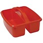 Romanoff Large Plastic Utility Caddy 12.75"H x 11.25"W, Red (ROM26002)