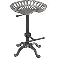 Carolina Cottage Iron Adjustable Tractor-Seat Bar Stool