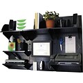 Wall Control Desk and Office Craft Center Organizer Kit, Black