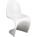 Zuo® ABS Plastic S Chair; White, 2/Pack