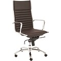 Euro Style™ Dirk Leatherette High Back Office Chair; Brown, Box