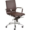 Euro Style™ Gunar Pro Leatherette Low Back Office Chair; Brown, Box