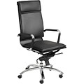 Euro Style™ Gunar Pro Leatherette High Back Office Chair; Black, Box