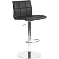 Euro Style™ Cyd Leatherette Bar/Counter Stool; Black