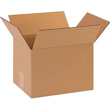 10 x 8 x 7 Shipping Boxes, Brown, 25/Bundle (1087)