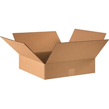 17 x 17 x 4 Heavy Duty Shipping Boxes, 32 ECT, Brown, 25/Bundle (17174)