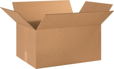 24 x 15 x 12 Heavy Duty Shipping Boxes, 32 ECT, Brown, 20/Bundle (241512)