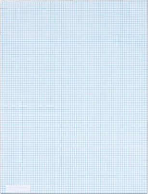 TOPS Graph Pad, 8.5 x 11, Graph Ruled, White, 50 Sheets/Pad (33081)
