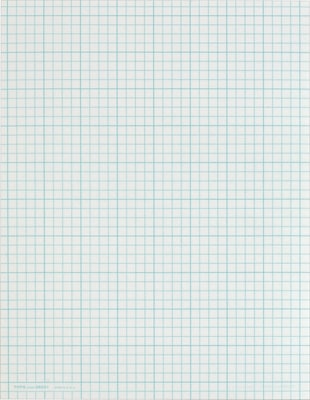 TOPS Graph Pad, 8.5 x 11, Graph Ruled, White, 50 Sheets/Pad (35041)