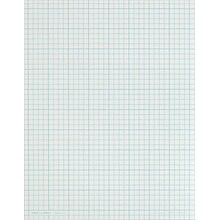 TOPS Graph Pad, 8.5 x 11, Graph Ruled, White, 50 Sheets/Pad (35041)