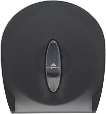 Georgia Pacific® Jumbo Jr. Toilet Paper Dispenser by GP PRO, Translucent Smoke (59009)