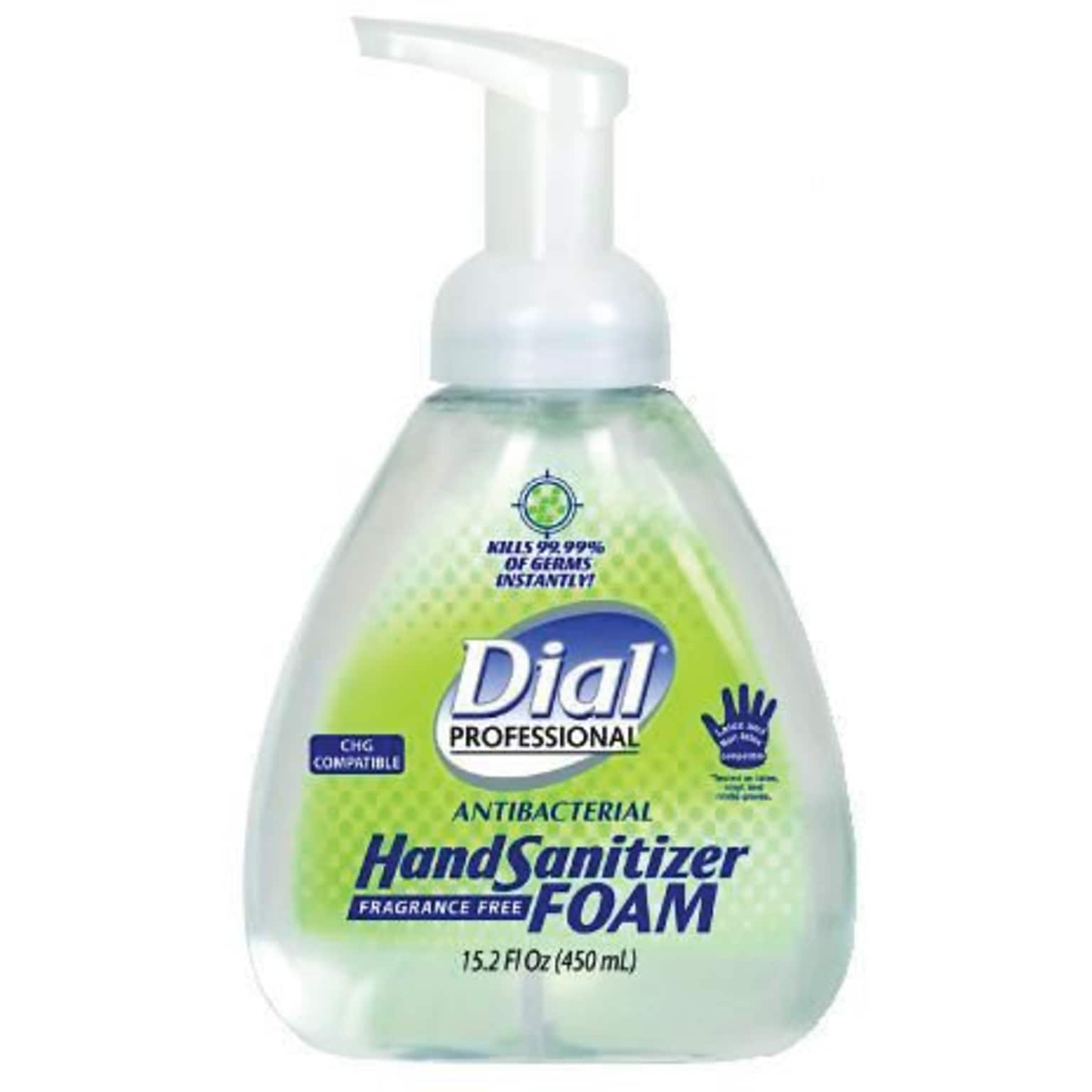 Dial® Professional Antibacterial Foaming Hand Sanitizer, 15.2 oz. (DIA 06040)