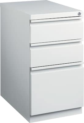 Quill Brand® 3-Drawer Vertical File Cabinet, Locking, Gray, 22.88D (25172D)