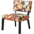 Powell® Bright Floral Print Wood/Fabric Accent Chair
