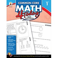 Carson-Dellosa™ Common Core Math 4 Today Workbook, Grade 1