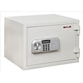 Fire King® Fireproof Electronic Safes; 1 Hour, 0.97 Cu. Ft., 19-2/3H x 13-3/4W x 16-3/4D, White