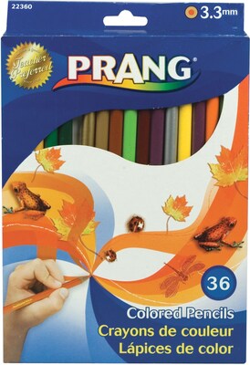 Prang Pre-Sharpened Colored Pencils, Assorted Colors, 36/Set (22360)