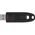 SanDisk Ultra SDCZ48-016G-A46 16GB USB 3.0 Flash Drive, Black/Red