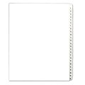 Kleer-Fax 90000 Series All-State Style Numbers 1-25 Dividers, 25-Tab, White, Set (91901)