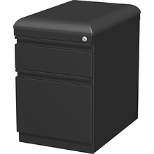 Quill Brand® 2-Drawer Vertical File Cabinet, Locking, Letter/Legal, Black, 19.88D (25174D)