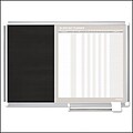 MasterVision In-Out and Notice Board, Silver Frame, 18H x 24W (GA0287830)