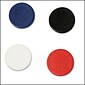 MasterVision Interchangeable Circle Magnets, Assorted Colors, 3/4" Dia, 10/Pack