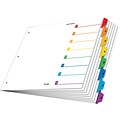 Cardinal® 11 x 17 OneStep® Printable Table of Contents and Dividers, 8-Tab, Multicolor, 1/St