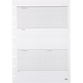 Staples® Arc System Undated Premium Refill Paper, White, 8-1/2 x 11