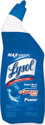 Lysol Disinfectant Toilet Bowl Cleaner, Wintergreen Scent, Liquid, 24 Oz.