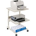 MooreCo 3-Shelf Laminate Printer Stand, Gray (23701)