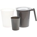 Medline Carafe Kits with Plastic Liner and Tumbler, Latex, 40/CT (DYK100CMPLT)