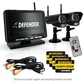 Defender Digital Wireless DVR Security System w/ 7 LCD Monitor, SD Card Recording & Two Long Range Night Vision Cameras