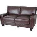 Serta RTA Monaco Collection, 60 Leather Sofa, Brown