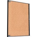 Best Rite Ultra Enclosed Bulletin Board Cabinet, Aluminum Frame, 25 1/8H x 19 3/4W