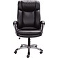 Serta Big & Tall Ergonomic Faux Leather Executive Big & Tall Chair, 350 lb. Capacity, Black (43675OSS)