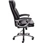 Serta Big & Tall Ergonomic Faux Leather Executive Big & Tall Chair, 350 lb. Capacity, Black (43675OSS)