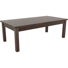 Valencia Series Occasional Table, Rectangle, 47-1/4 x 20 x 16 3/8, Mahogany