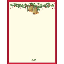 Great Papers! Holiday Stationery Antique Bells, 80/Count (2013264)