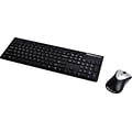 Fellowes Slimline Protection Wireless Keyboard and Mouse Combo, Black (9893601)