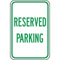 Accuform Reflective RESERVED PARKING Parking Sign, 18 x 12, Aluminum (FRP206RA)