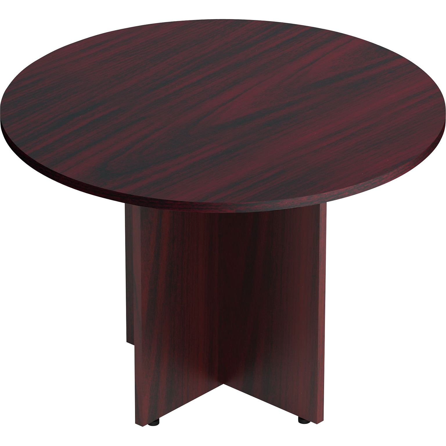 Offices to Go 42 Dia. Superior Laminate Round Conference Table, American Mahogany (TDSL42RAML)
