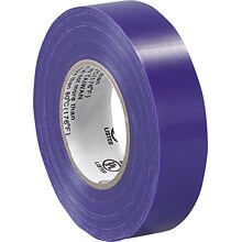Tape Logic™ 3/4(W) x 20 yds(L) Vinyl Electrical Tape, Purple,  10/Pack
