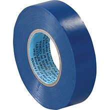 Tape Logic™ 3/4(W) x 20 yds(L) Vinyl Electrical Tape, Blue,  10/Pack